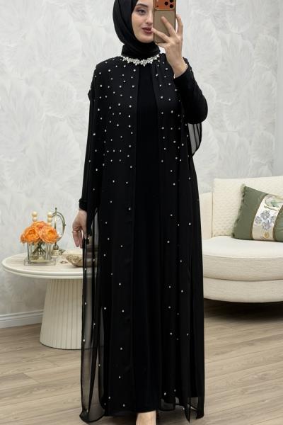 Parıltı Abiye Siyah