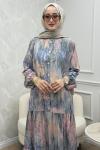 Sümbül Elbise Gri
