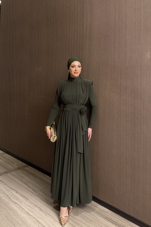 Aslı Elbise Haki