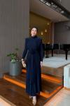 Aslı Elbise Lacivert
