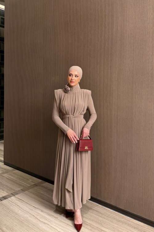 Aslı Elbise Vizon