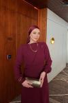 Azize Elbise Bordo