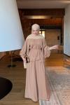 Balım Pantolonlu Takım Camel