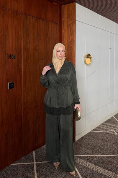 Belinay Pantolon Takım Haki