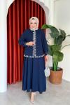 Bilge Etekli Takım Lacivert