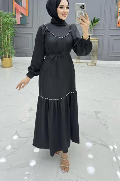 BTK AKBAHAR ELBİSE 6567 SİYAH