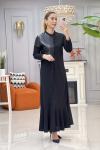 Btk harem elbise 6279 siyah