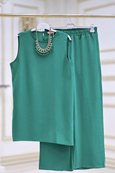 İçlik Pantolon Takım Benetton Yeşili