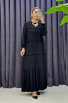 BTK MELDA ELBİSE 6558 SİYAH