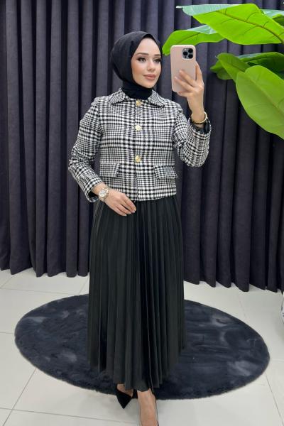 Btk şura ceket 6506  siyah