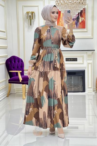 Yıldız Elbise Yeşil