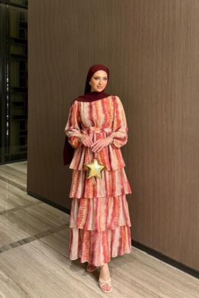 Çağnur Elbise Turuncu