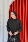 Cansu Pantolonlu Takım Siyah