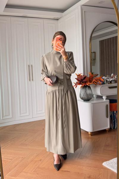 Ceylin Etekli Takım Haki