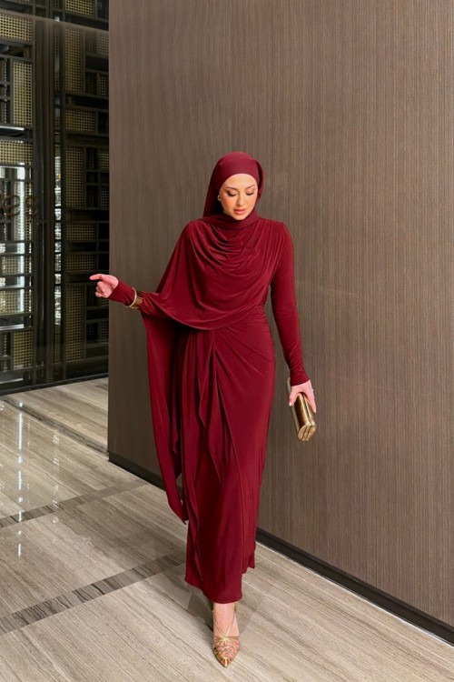 Deniz Elbise bordo