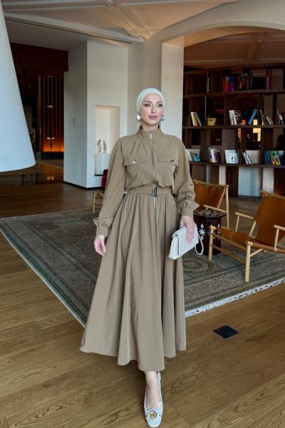 Dilber Trenç Elbise Vizon