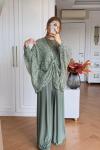 Dildar Pantolon Takım Mint Yeşili