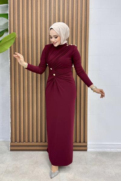 Evsa Elbise Bordo