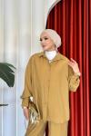 Figen Pantolonlu Takım Camel