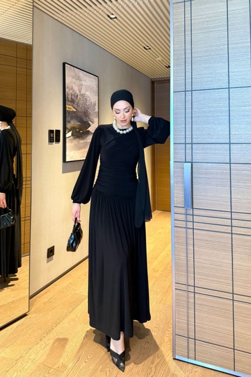 Gizem Elbise Siyah