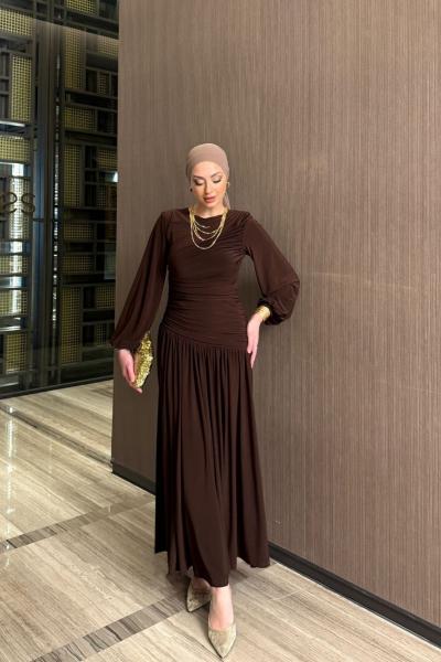 Gizem Elbise Acı Kahve
