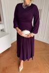 Gizem Elbise Mor
