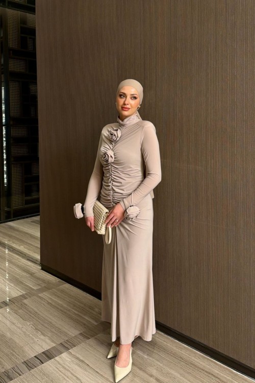 Gülben Elbise Bej