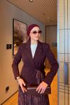 Hadise Etek Takım Bordo