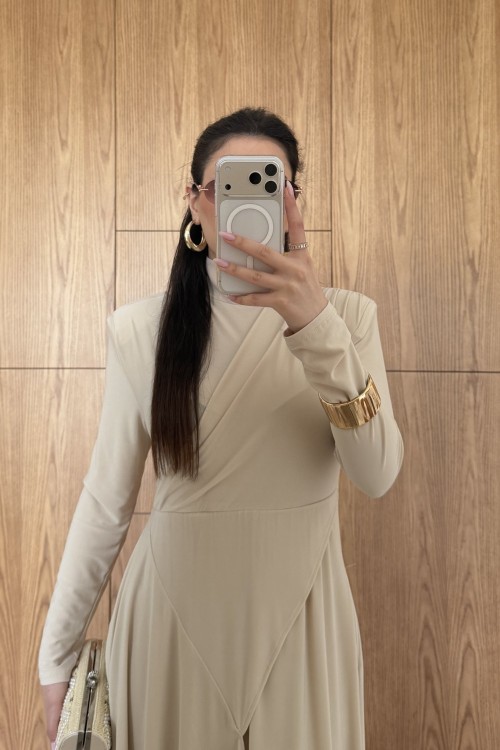 Hande Elbise Krem
