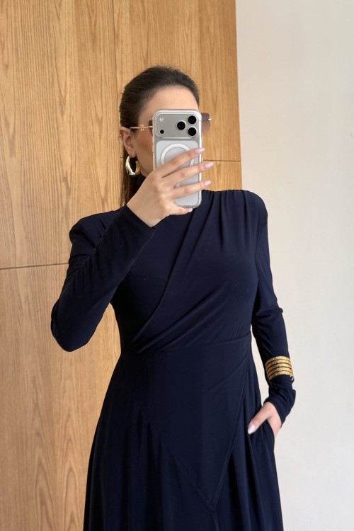 Hande Elbise Lacivert