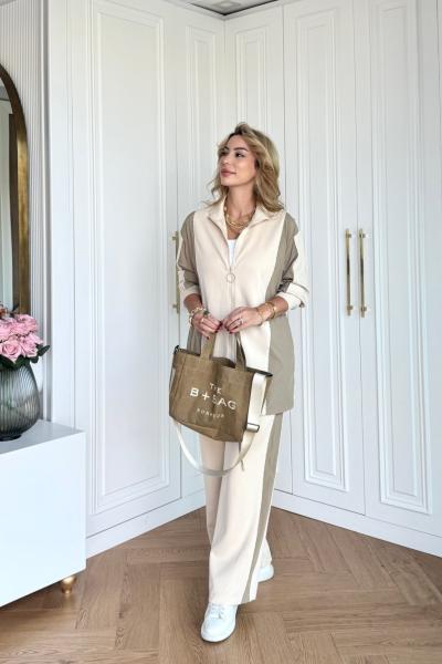 İkra Eşofman Takım Bej