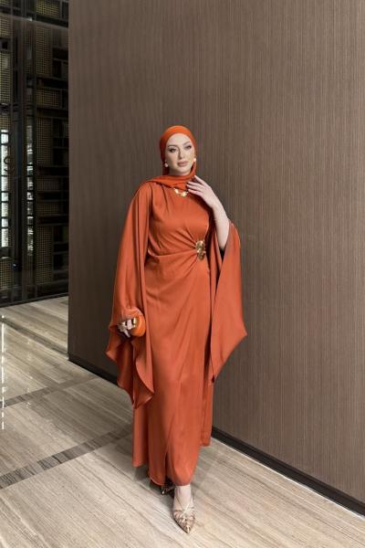 İlkgül Elbise Turuncu