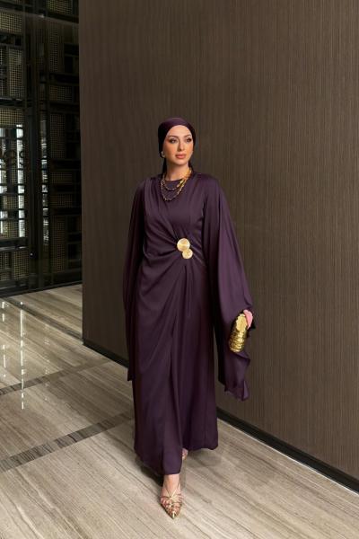 İlkgül Elbise Mor