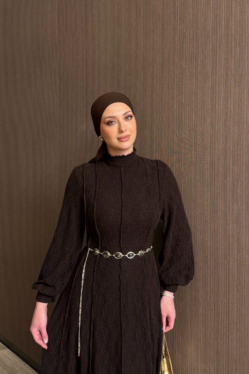 İlknur Elbise Acı Kahve