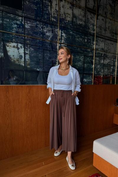 Kayra Pantolon Kahverengi