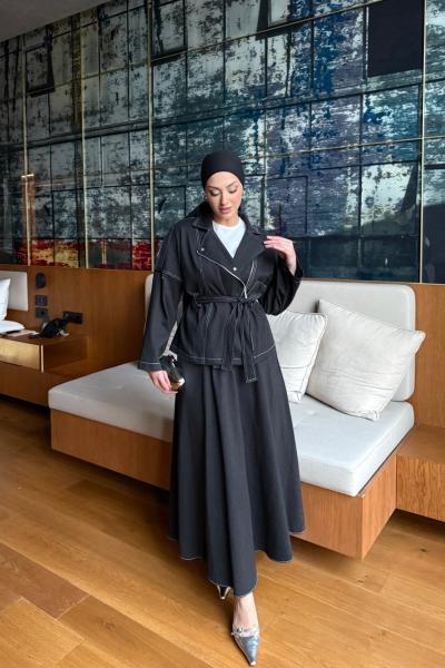 Kevser Etekli Takım Siyah