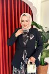 Müberra Elbise Takım Siyah