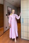 Nisa Elbise Pembe