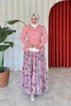 Nurşen Etekli Takım Pembe