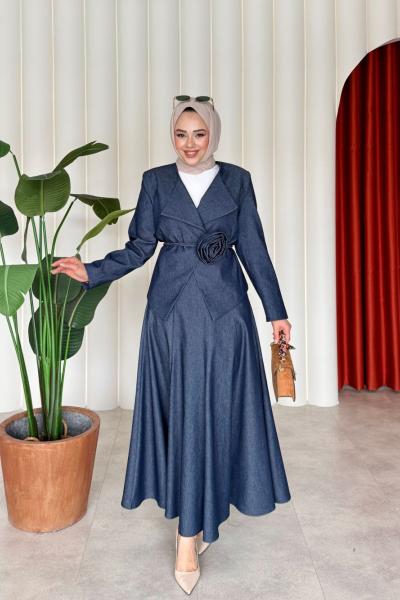 Ömür Takım Koyu Mavi