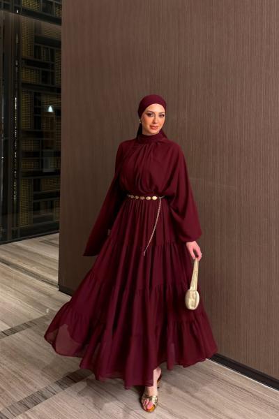 Çimen Pantolon Takım Bordo