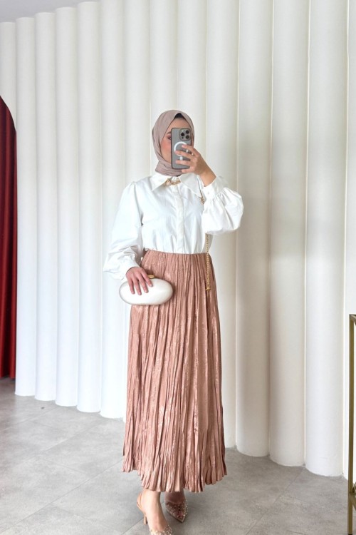 Rezzan Etek Camel