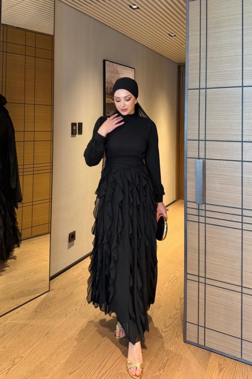 Safiye Elbise Siyah
