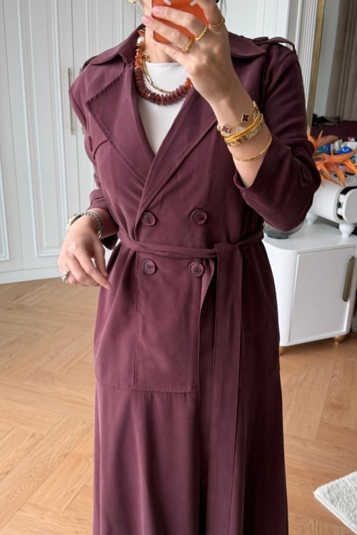 Semra Elbise Bordo
