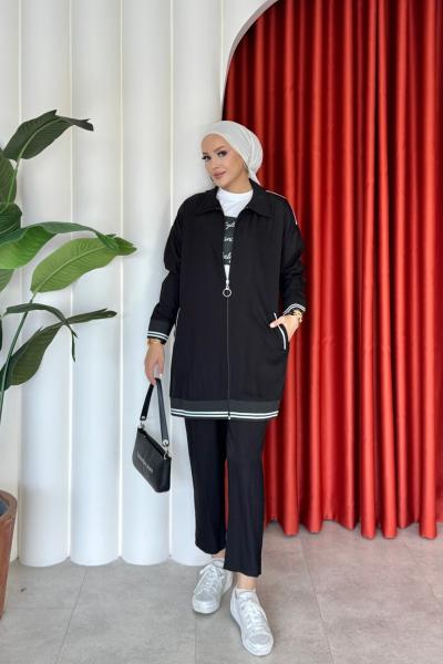 Sevda Pantolon Takım Siyah