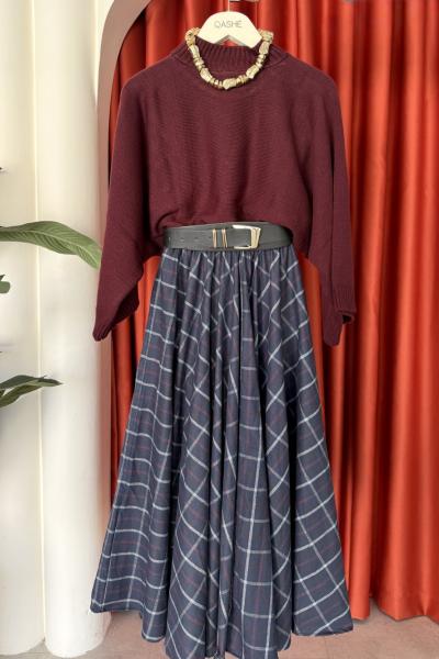 Sevilay Etek Lacivert