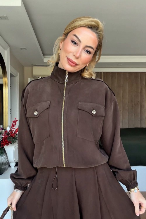 Sümeyra Etekli Takım Acı Kahve
