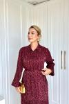 Sümeyye Elbise Bordo