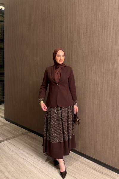 Yasemin Etekli Takım Kahve