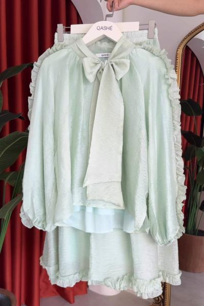 Zuhal Etekli Takım Su Yeşili